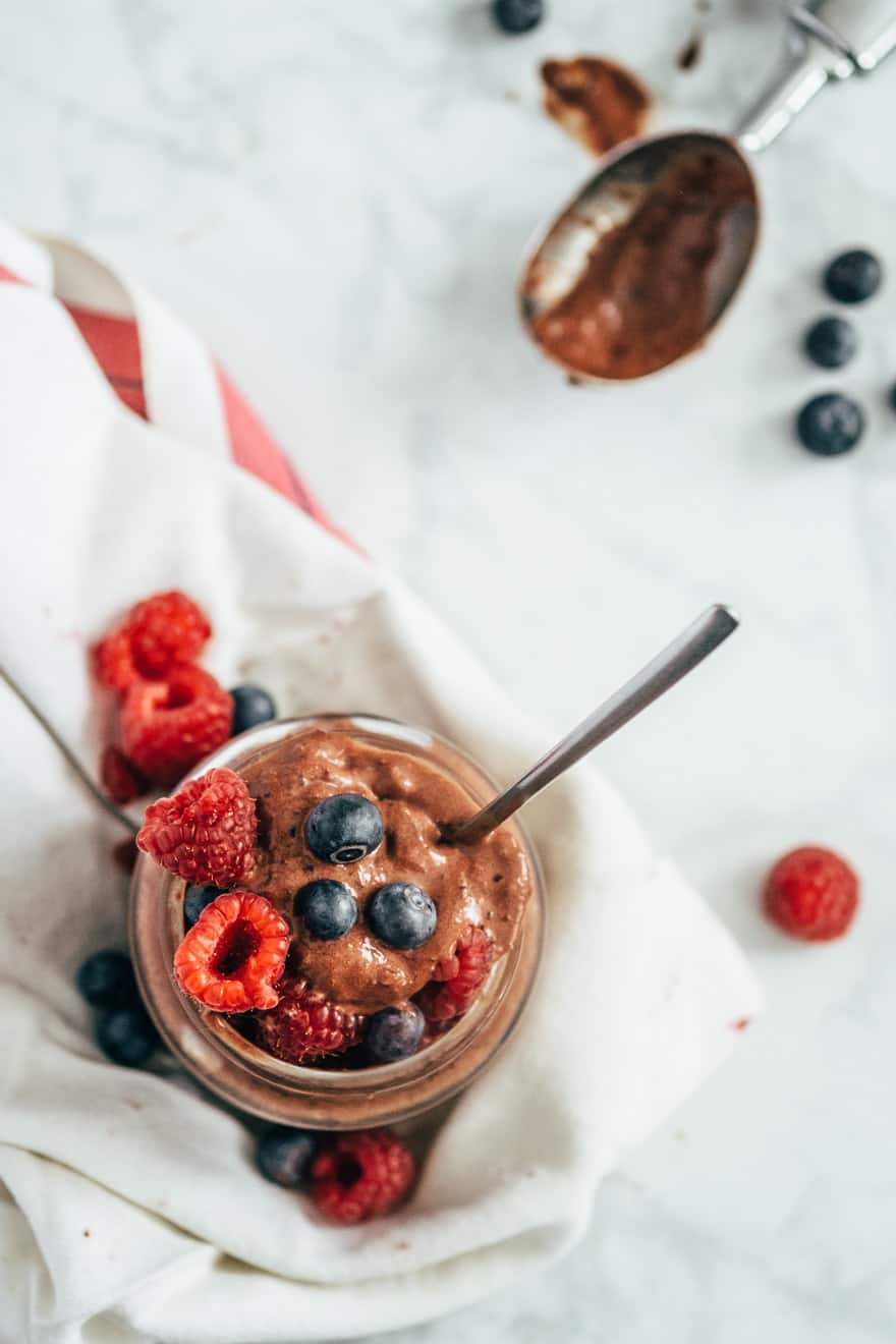 Chocolate Cherry Nice Cream